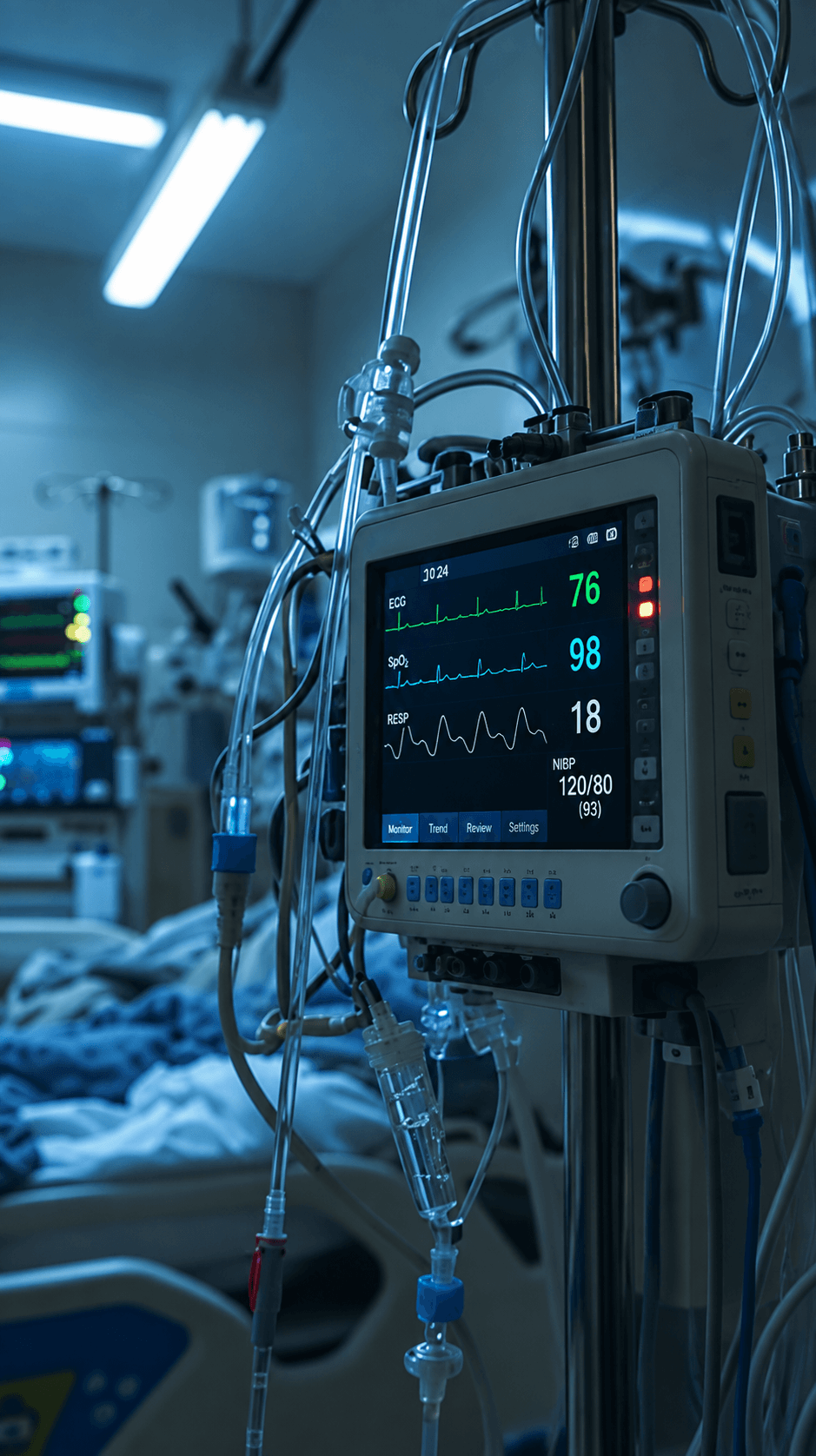 Hospital patient monitor